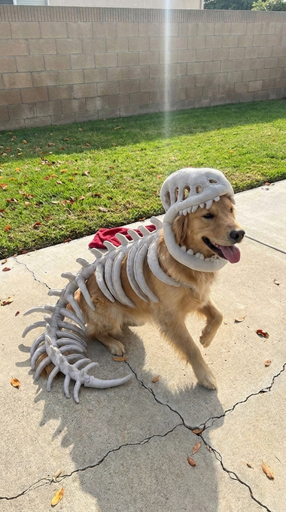 Wearable skeleton plushie