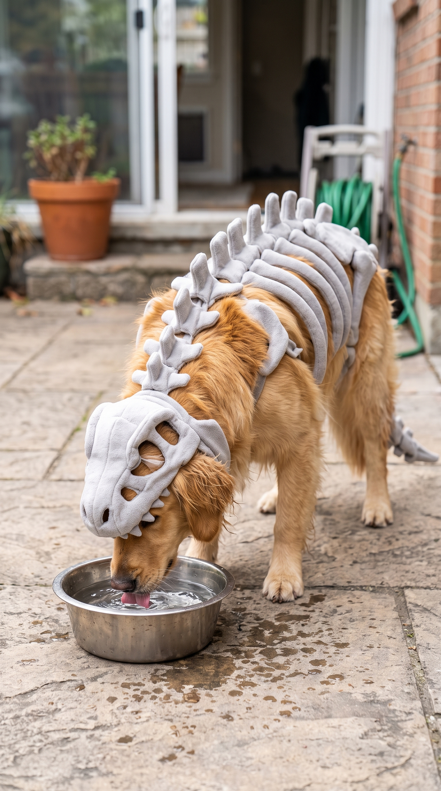 Wearable skeleton plushie