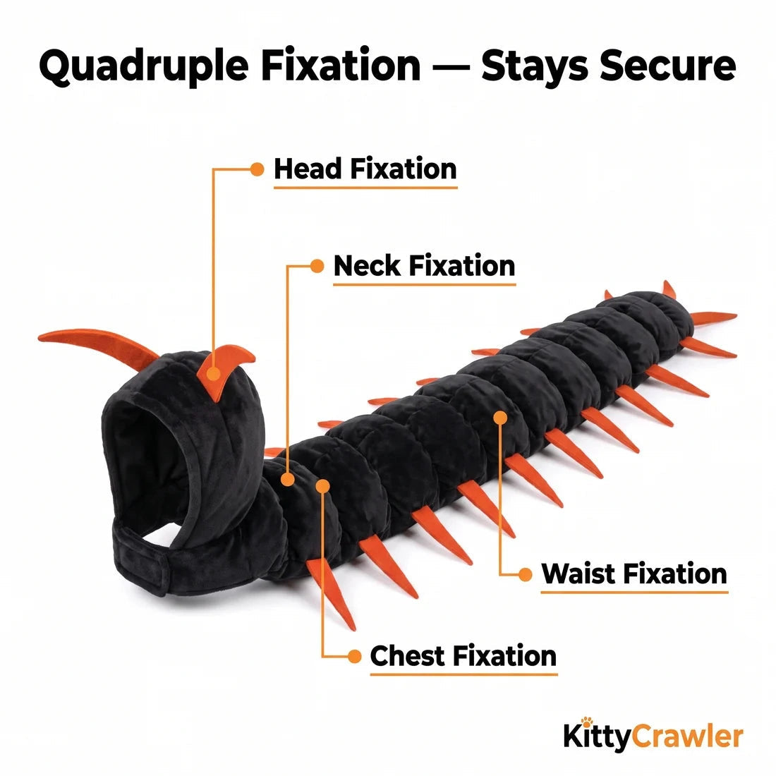 Wearable Centipede plushie